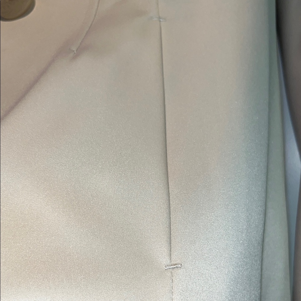 TAHARI Trench Coat Water Repellent Cream Woman’s Size 6 - Picture 12 of 16